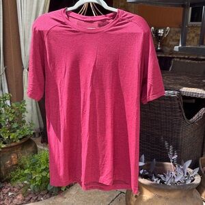 Men's lulu lemon licensed to train Red T-Shirt